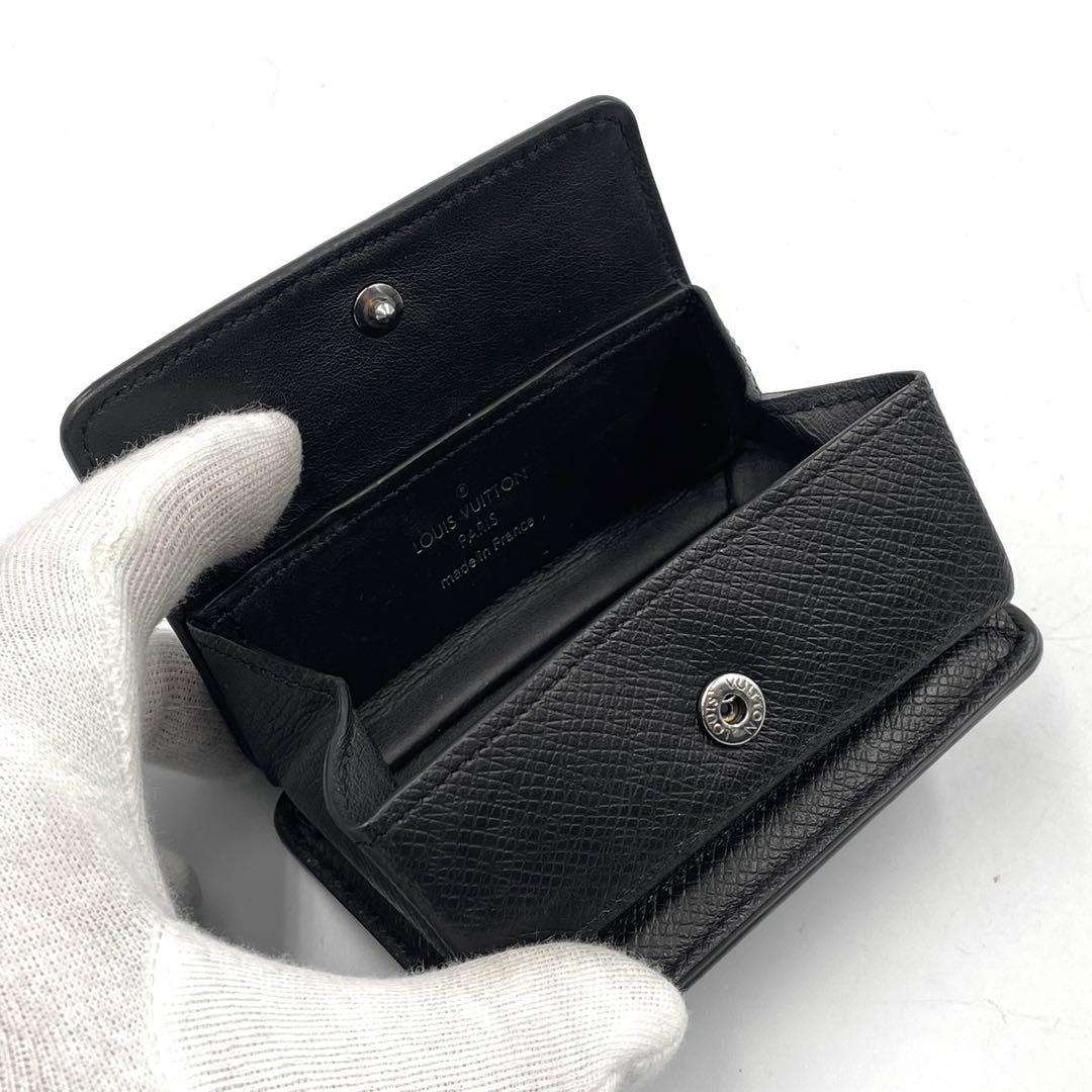 《超美品》ルイヴィトン ボアットケース タイガ ブラックグレー 黒系