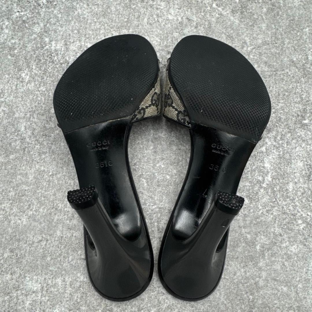 靴 Gucci GGCanvasPumps 36.5C Replaced Heels