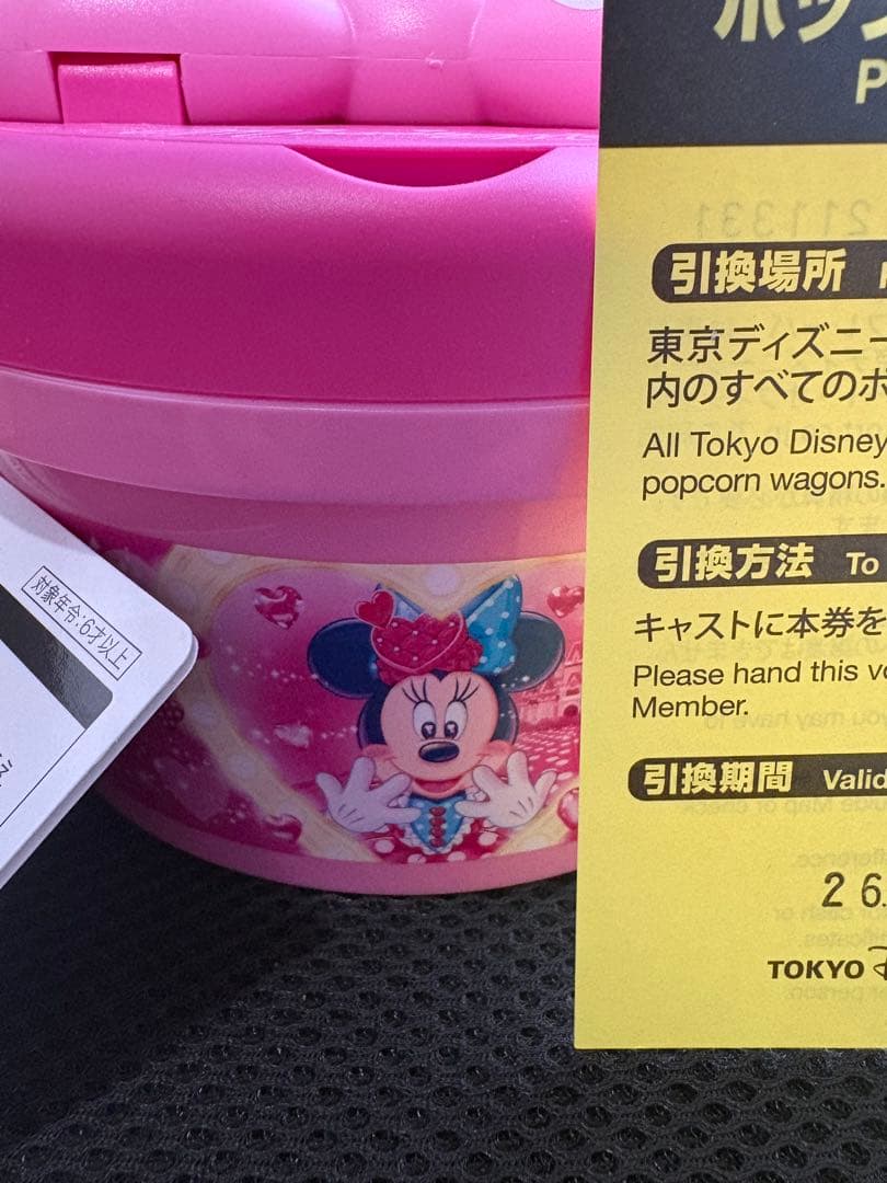 ディズニー ミニーのファンダーランド ポップコーンバケット 新品 引換