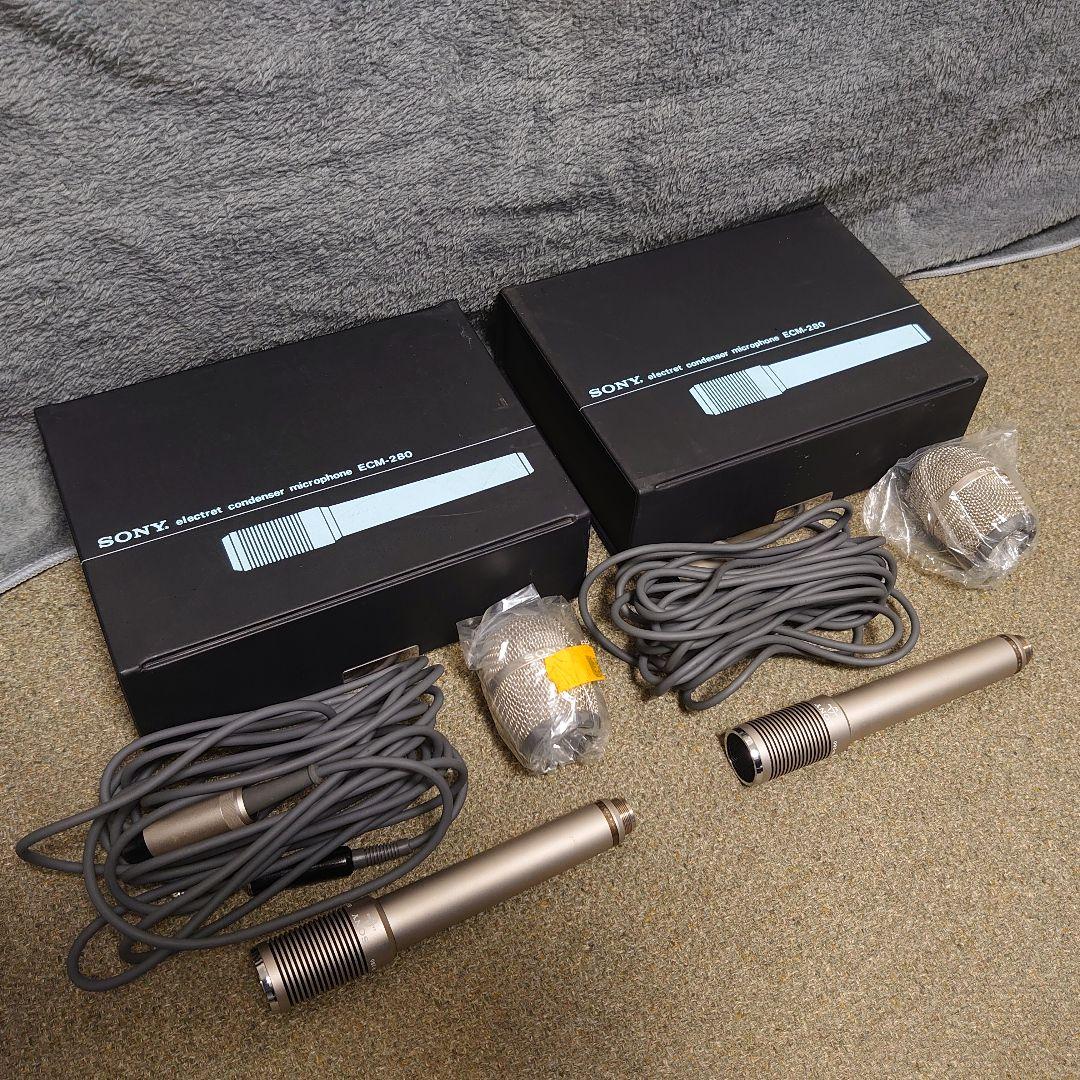 SONY コンデンサーマイク ECM-280 2本セット | Shop at Mercari from