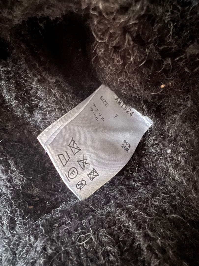 ANDMARY Mary knit cowichan gray - メルカリ