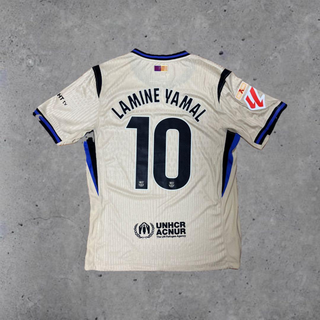 バルセロナ ユニフォーム ヤマル 25/26 アウェイ オーセンティック　正規品 NIKE FCバルセロナ 25/26 ユニフォーム アウェイ 半袖 レプリカ #10