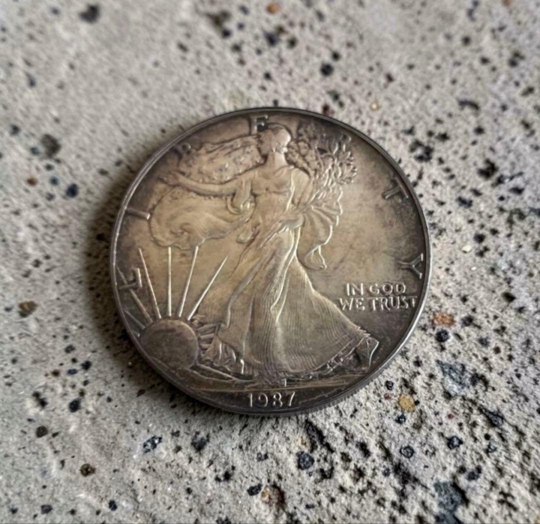 1987年 アメリカンイーグル銀貨 1オンス - メルカリ