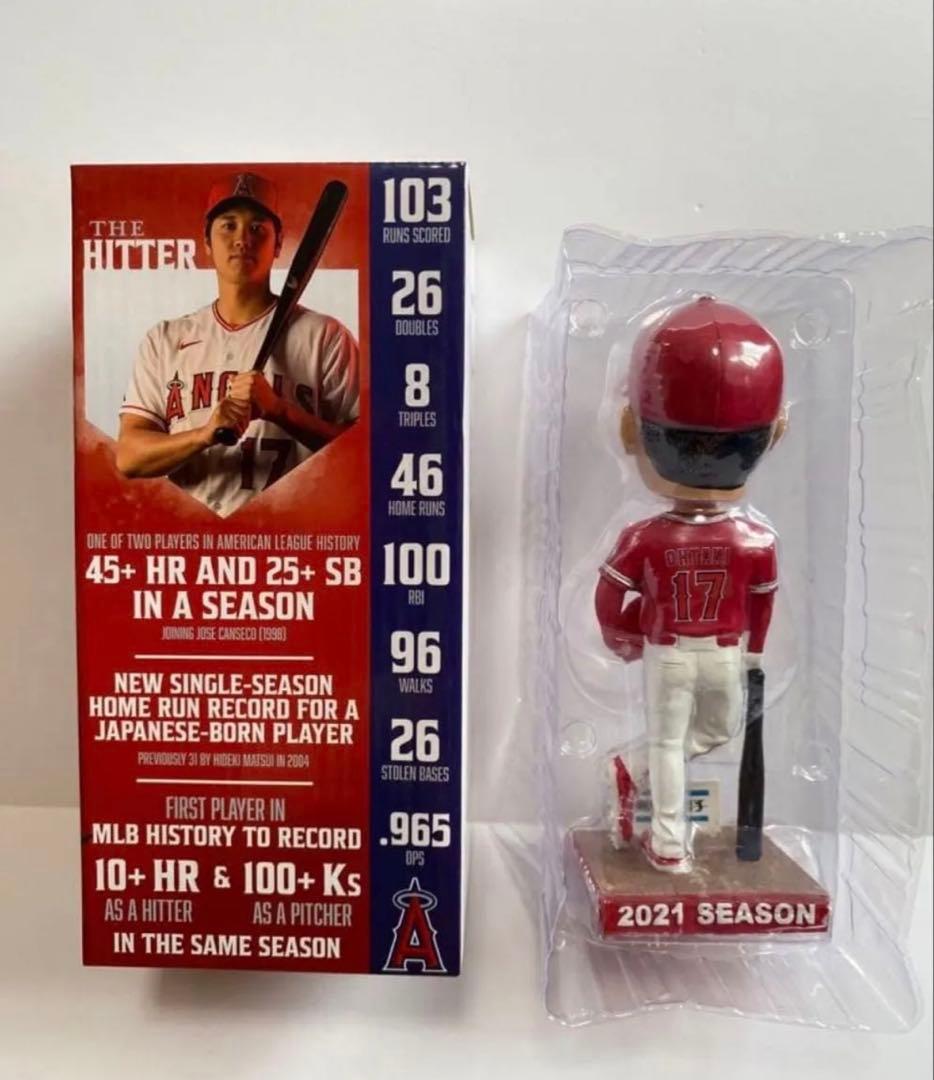 希少品 大谷翔平 エンジェルス ヒストリックシーズン記念ボブルヘッド