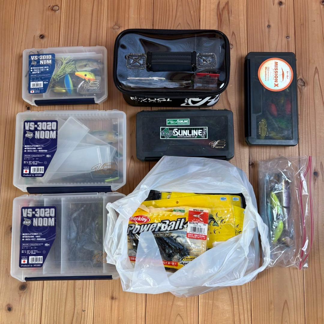 バス釣り引退セット ルアーセット フック シンカー - メルカリ