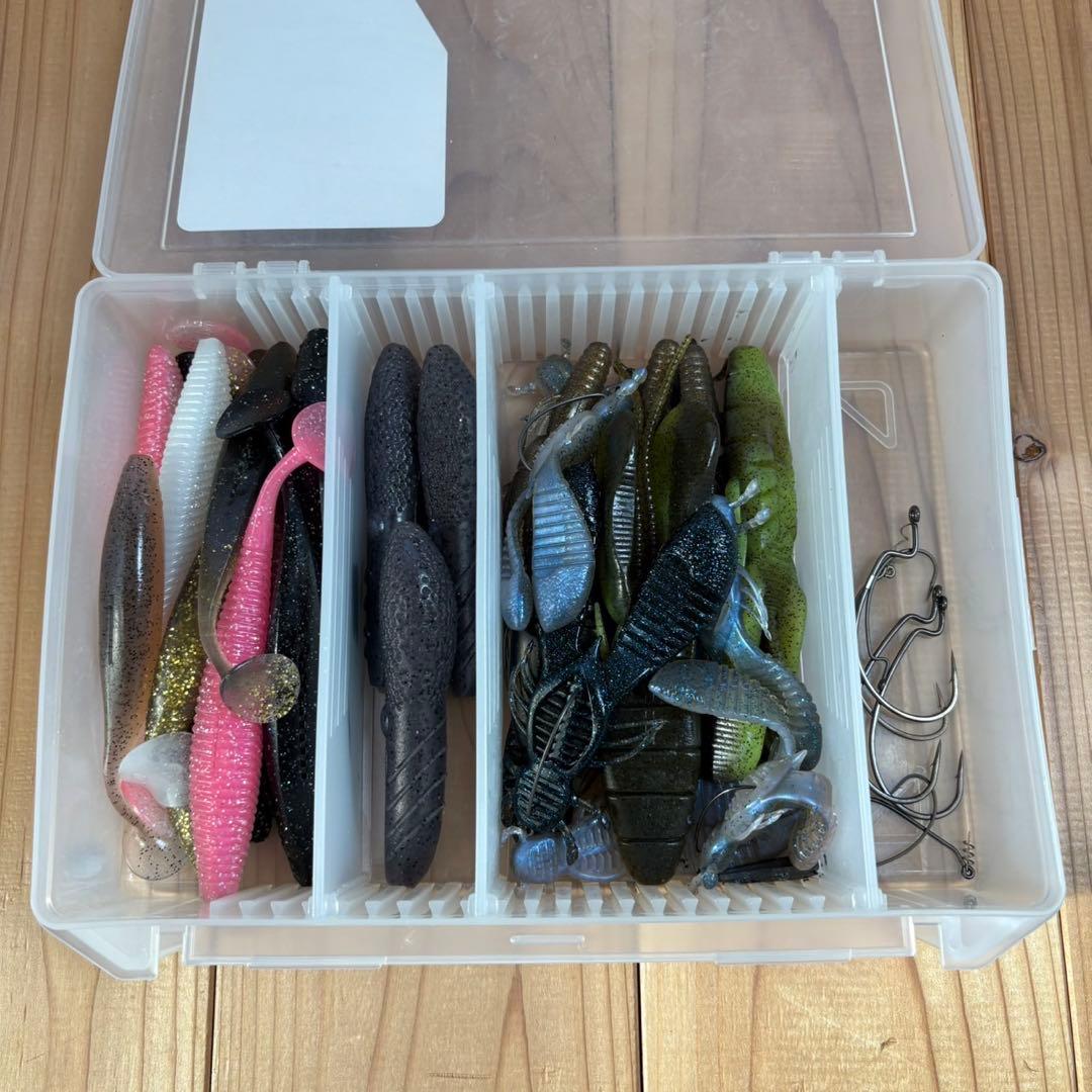 バス釣り引退セット ルアーセット フック シンカー - メルカリ
