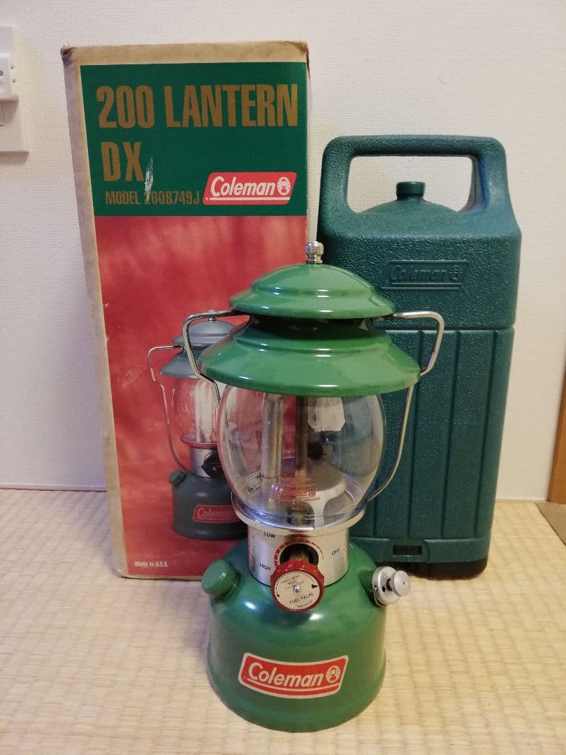 1997年6月製Coleman 200B DX 復刻ランタン カエルカラーver - メルカリ