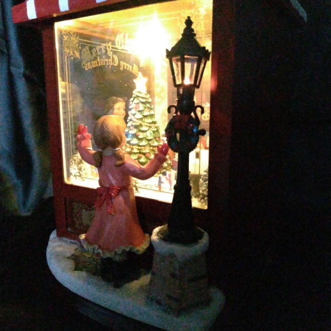 クリスマス置物 トイショップ クリスマスオルゴール7曲 クリスマス