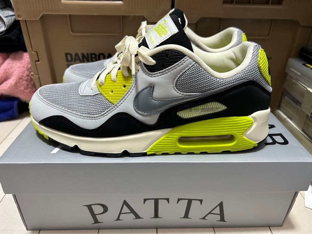 PATTA Nike Air Max 90 グレー/イエロー NIKE公式】エア マックス 90 x パタ 'Cyber and Particle Grey