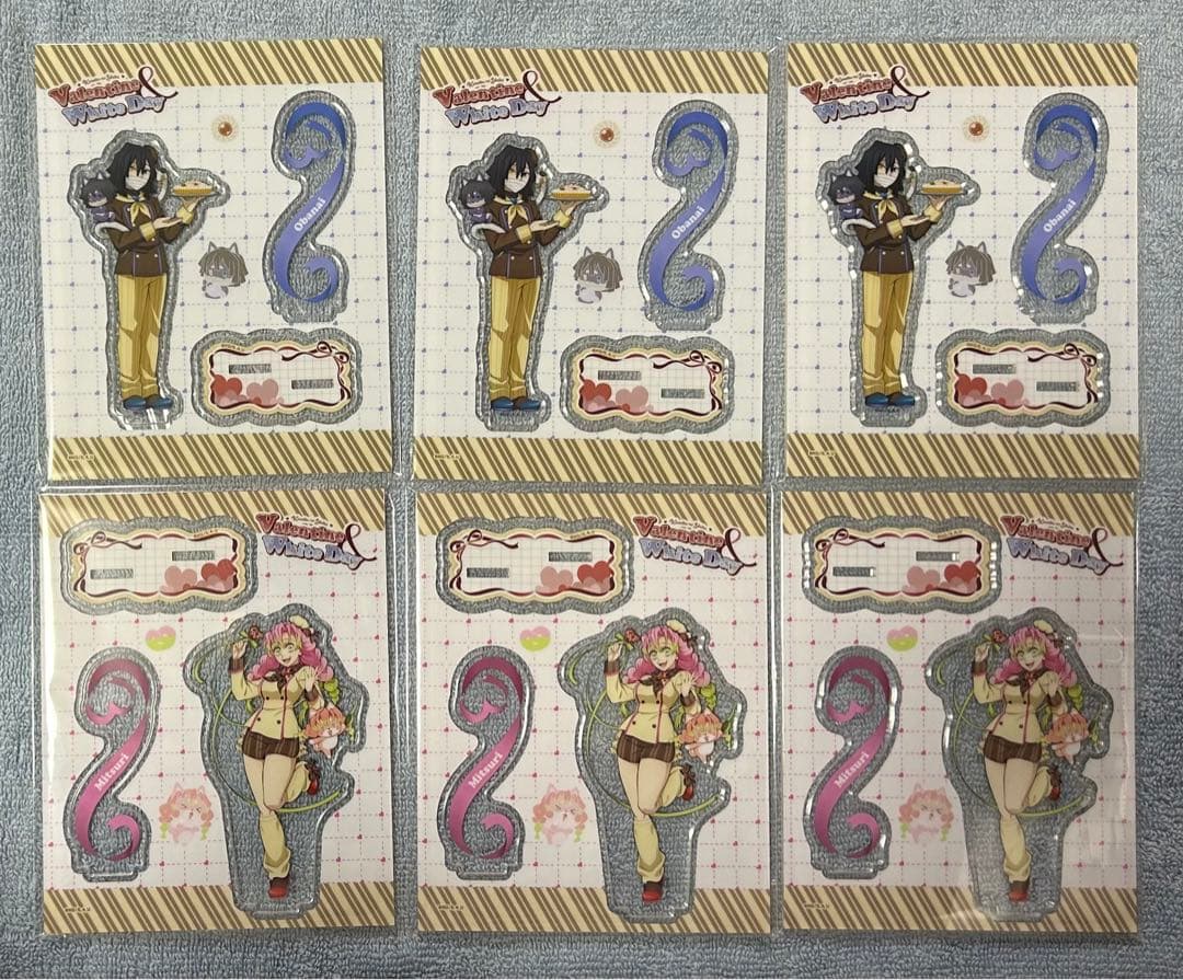 鬼滅の刃 バレンタイン アクリルスタンド 伊黒小芭内 甘露寺蜜璃 おまけつき】【鬼滅の刃】バレンタイン アクリルスタンド 甘露寺蜜璃