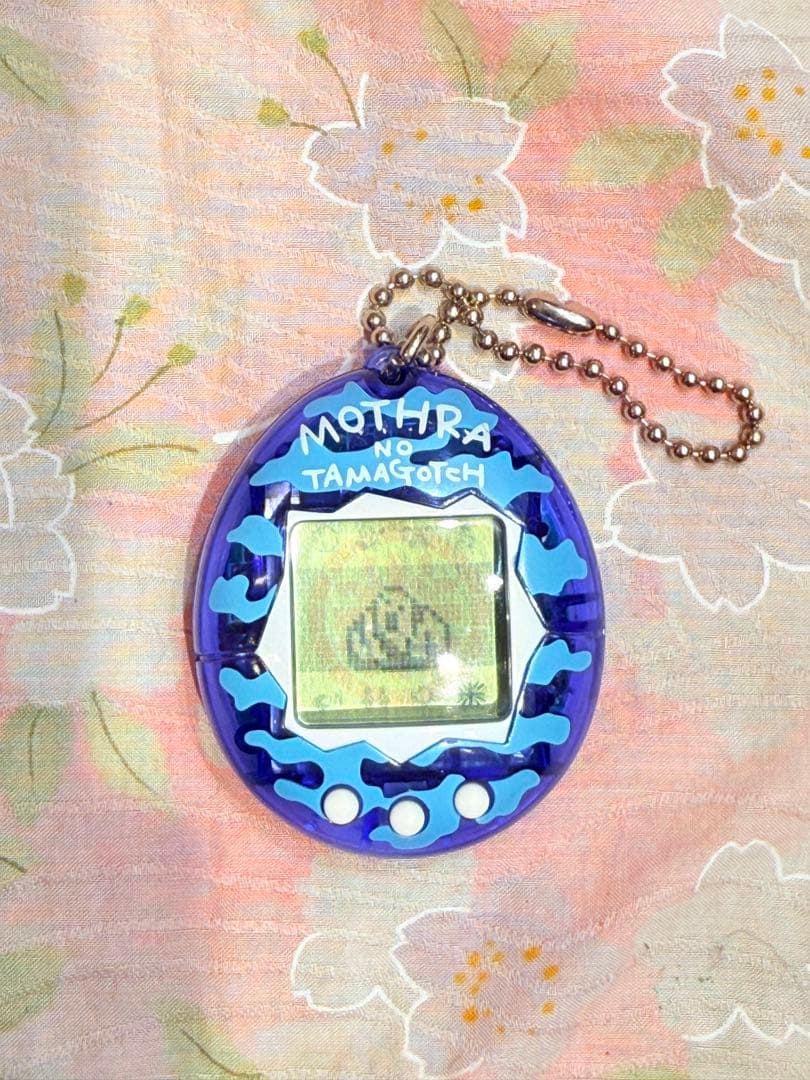 【動作確認済】モスラのたまごっち クリアブルー