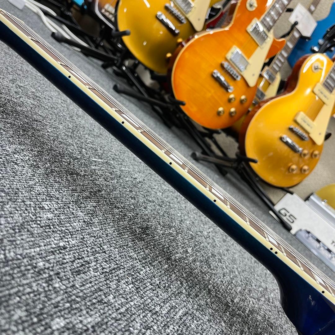 10603】 BACCHUS レスポールタイプ ブルー - メルカリ