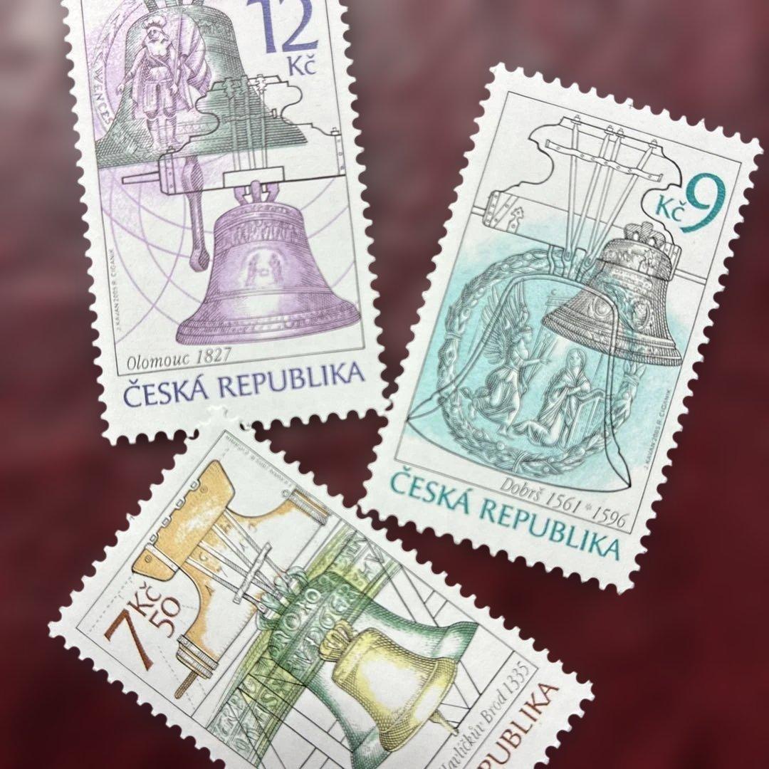 77350セール現品限 外国切手 チェコ発行鐘3種揃凹版 - メルカリ