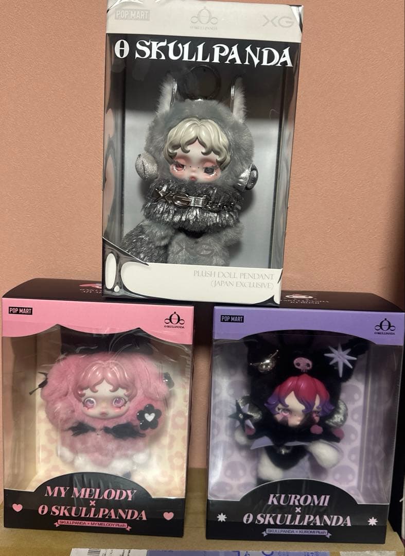 顔厳選 POPMART スカルパンダ マイメロ クロミ XG セット 未開封