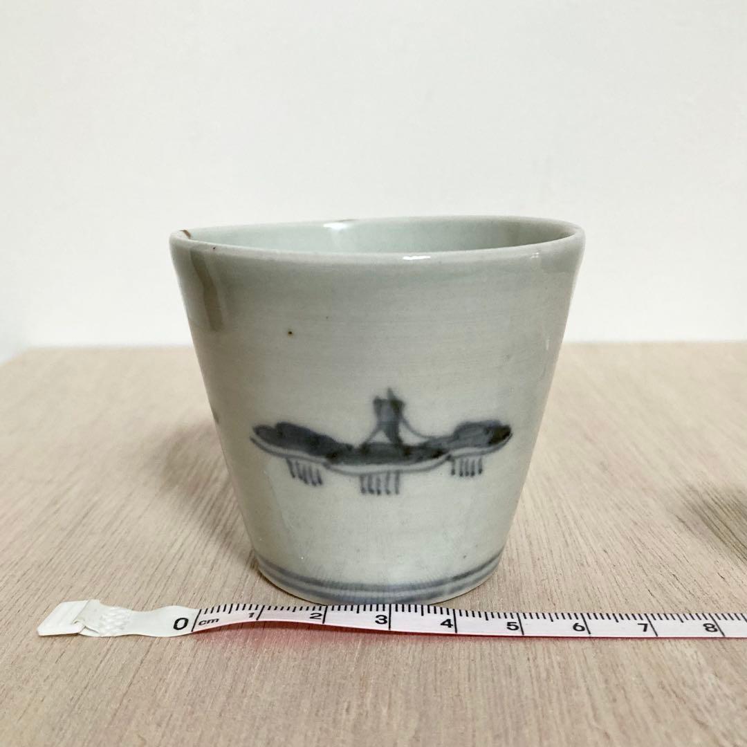 古伊万里蕎麦猪口 帆掛船と松 江戸中期 - メルカリ