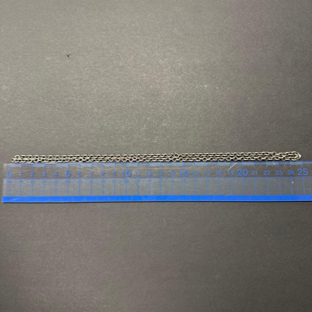 50㎝ 15g 燻し加工】小豆チェーン ネックレス - メルカリ