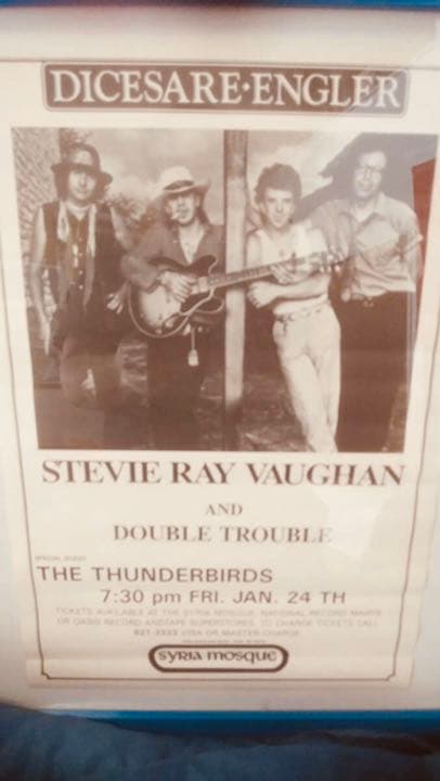 アントンズ　ライブポスター　7枚セット　TEXAS STEVIE RAY