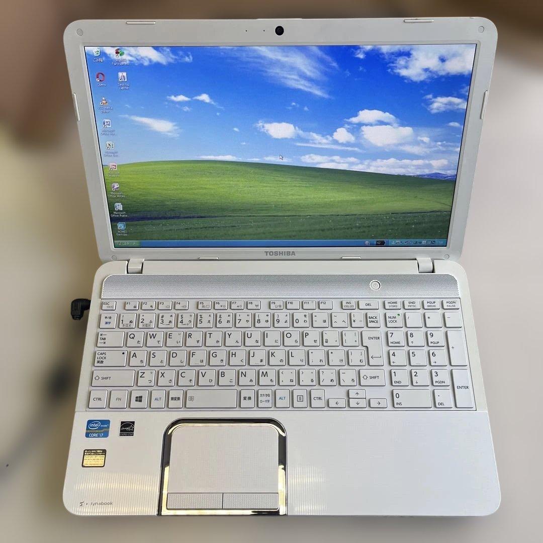 ☆格安超美品☆WinXP☆東芝ブルーレイ搭載15.6インチ大画面☆第3世代i7