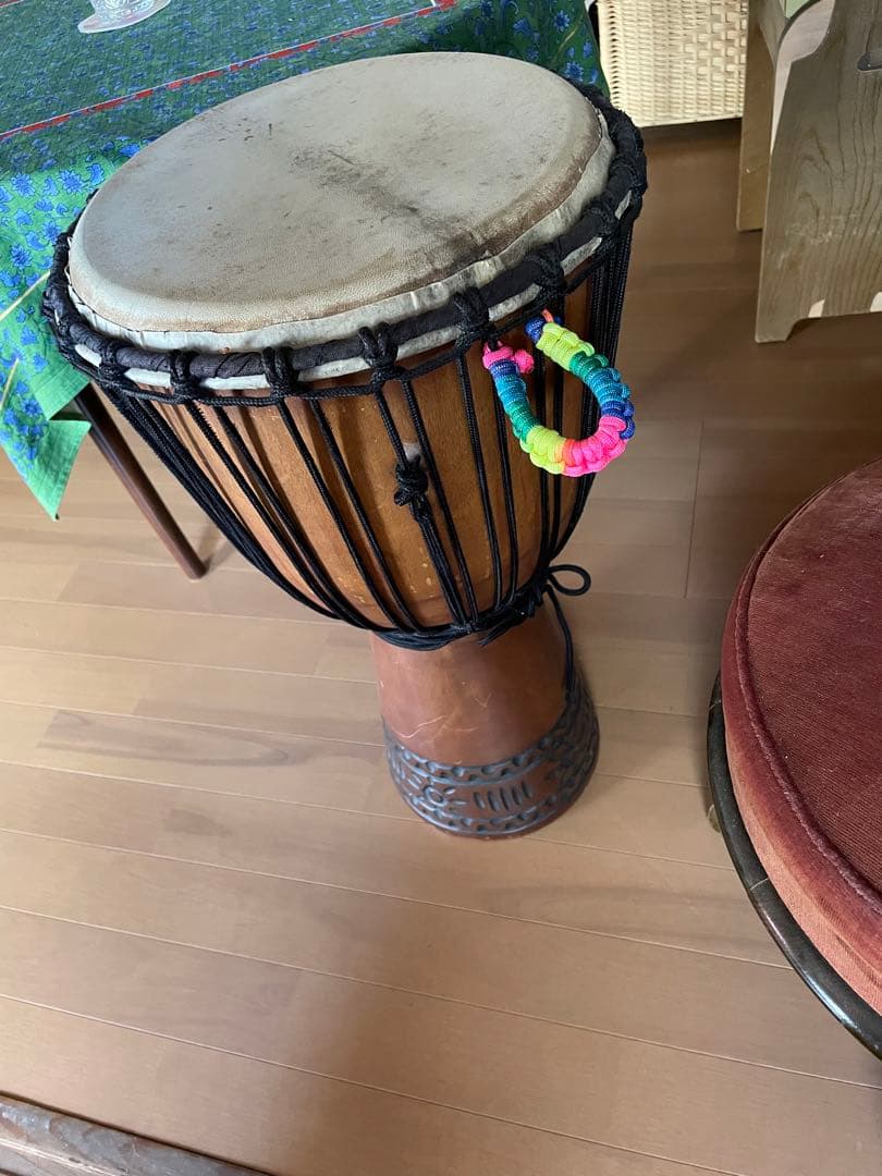 木製パーカッション 楽器 打面30センチジャンベ 楽器・機材