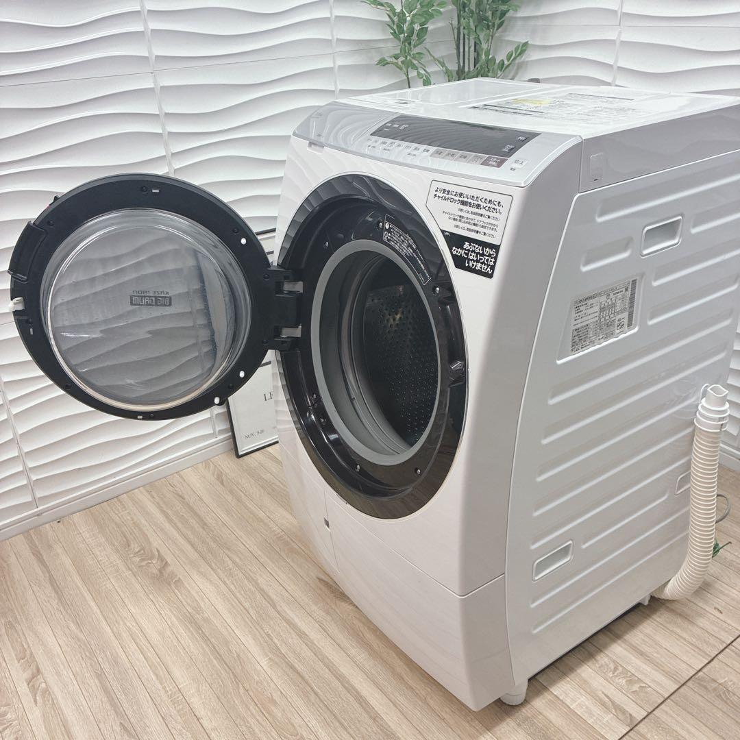 ◇大阪府神戸市配達料無料！動作保証5ヶ月◇日立◇ドラム式洗濯機