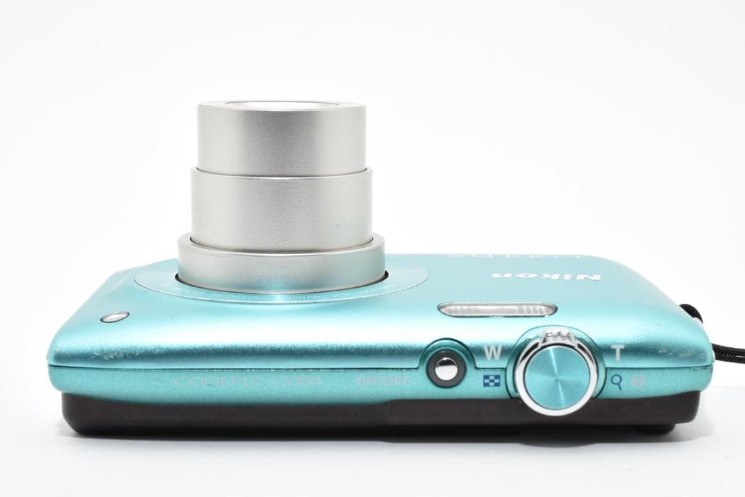 美品】Nikon COOLPIX S3300 ミントブルー 動作確認済 - メルカリ