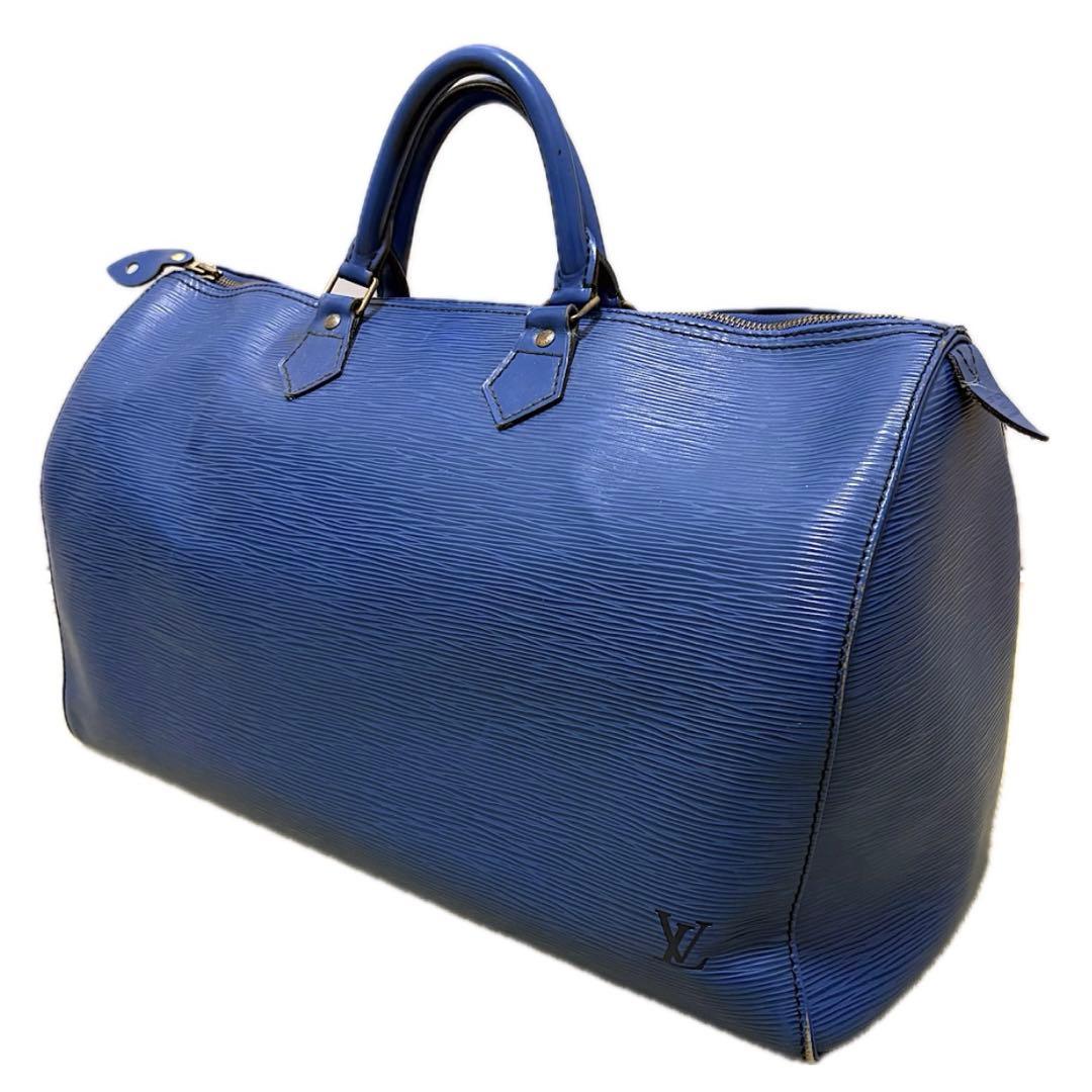 ルイヴィトン スピーディ 40 エピ ボストンバッグ ブルー - メルカリ
