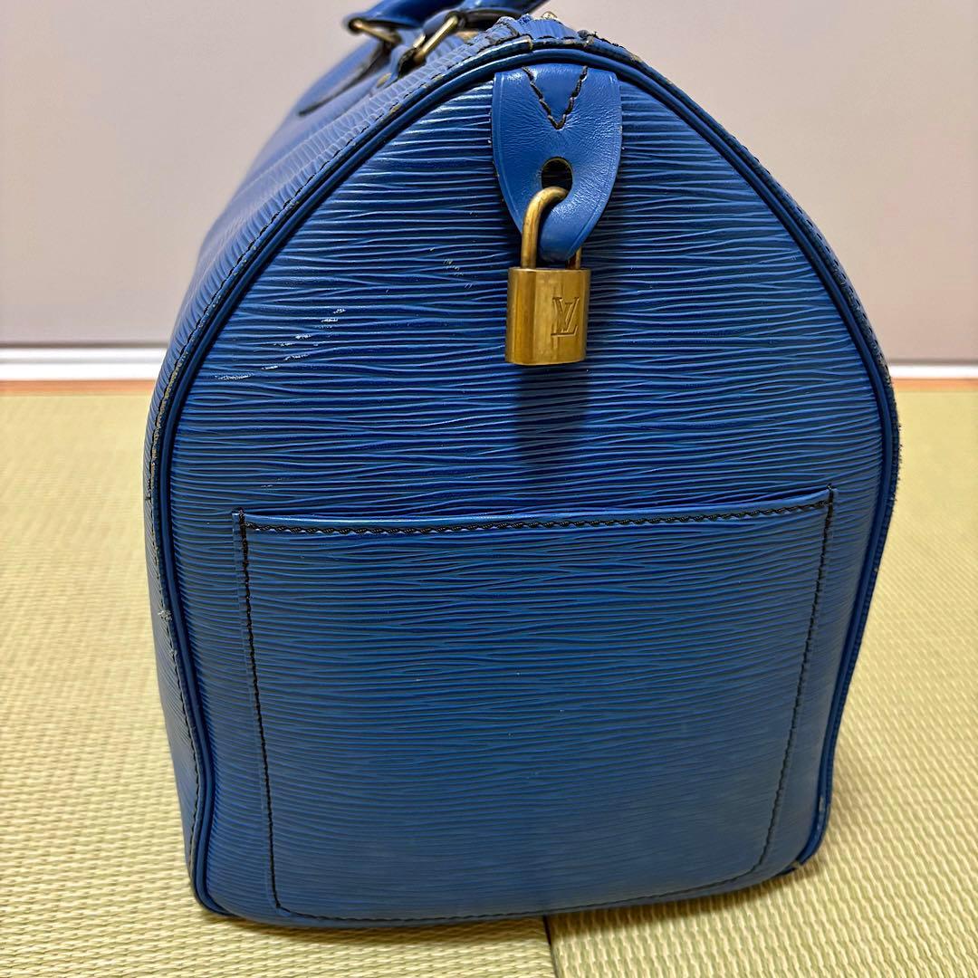 ルイヴィトン スピーディ 40 エピ ボストンバッグ ブルー - メルカリ