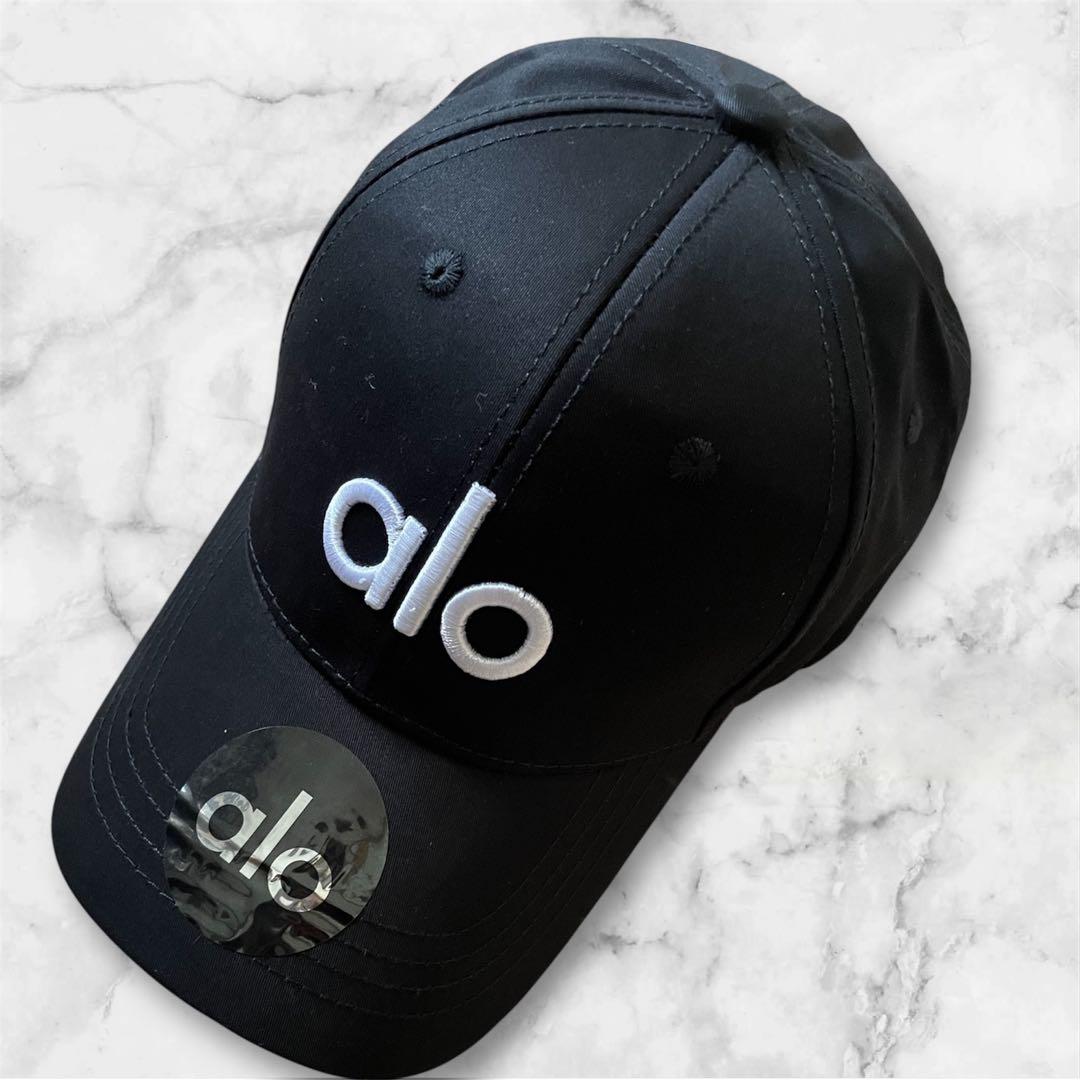 alo alo ブラック キャップ ブラック キャップ ショッピングバッグ付き