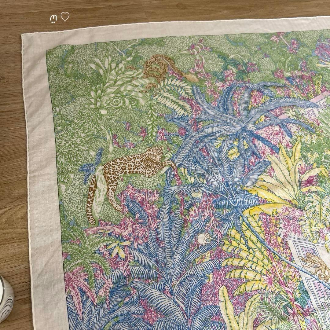 HERMES エルメス カレ140 ジェアン フォーブルトロピカル カシシル