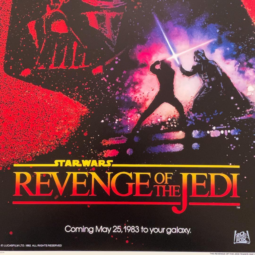 US版ポスター☆スター・ウォーズ エピソード6/ジェダイの復讐(1982