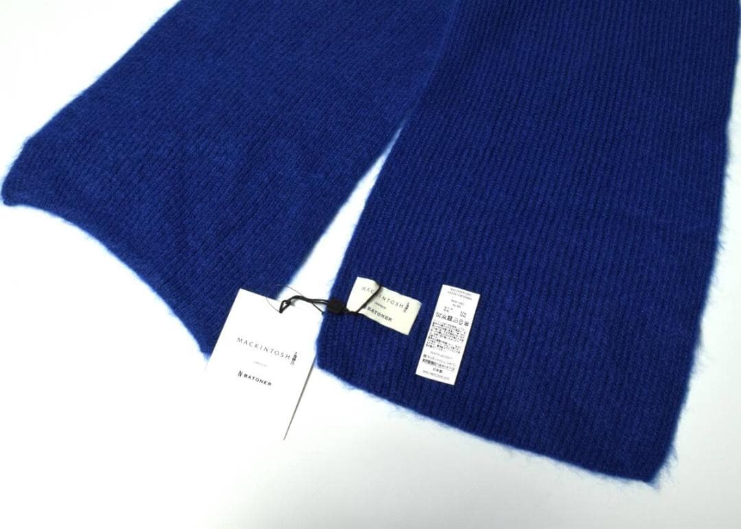 新品 マッキントッシュ × バトナーBATONER モヘアニットマフラー