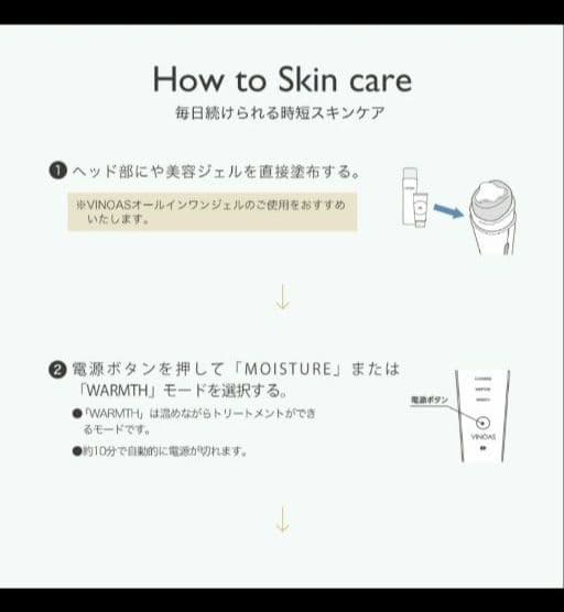 新品未開封★美顔器vinoas★定価1万