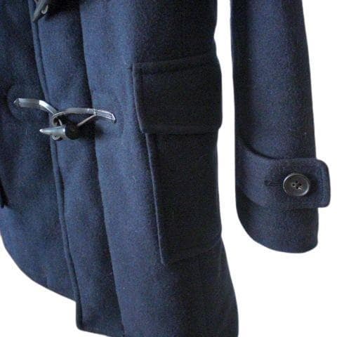 ナノユニバース 西川ダウン ダッフルコート ダウンライナー ブラック