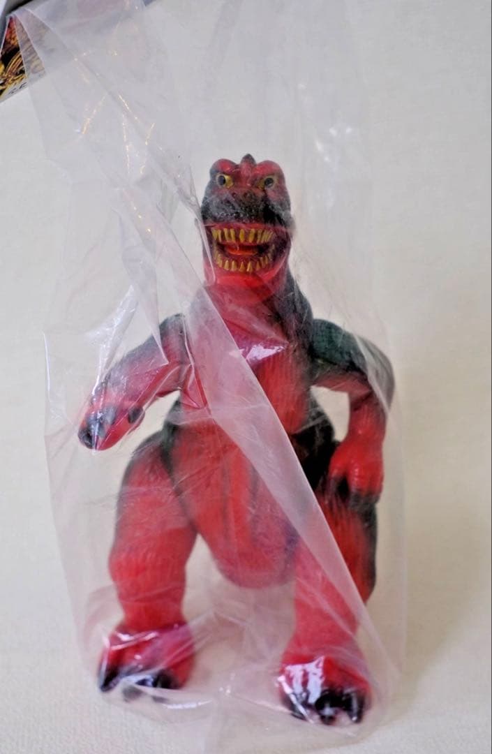 限定】マルサン ゴジラ 1968 350 レッドビニール グリーンスプレー