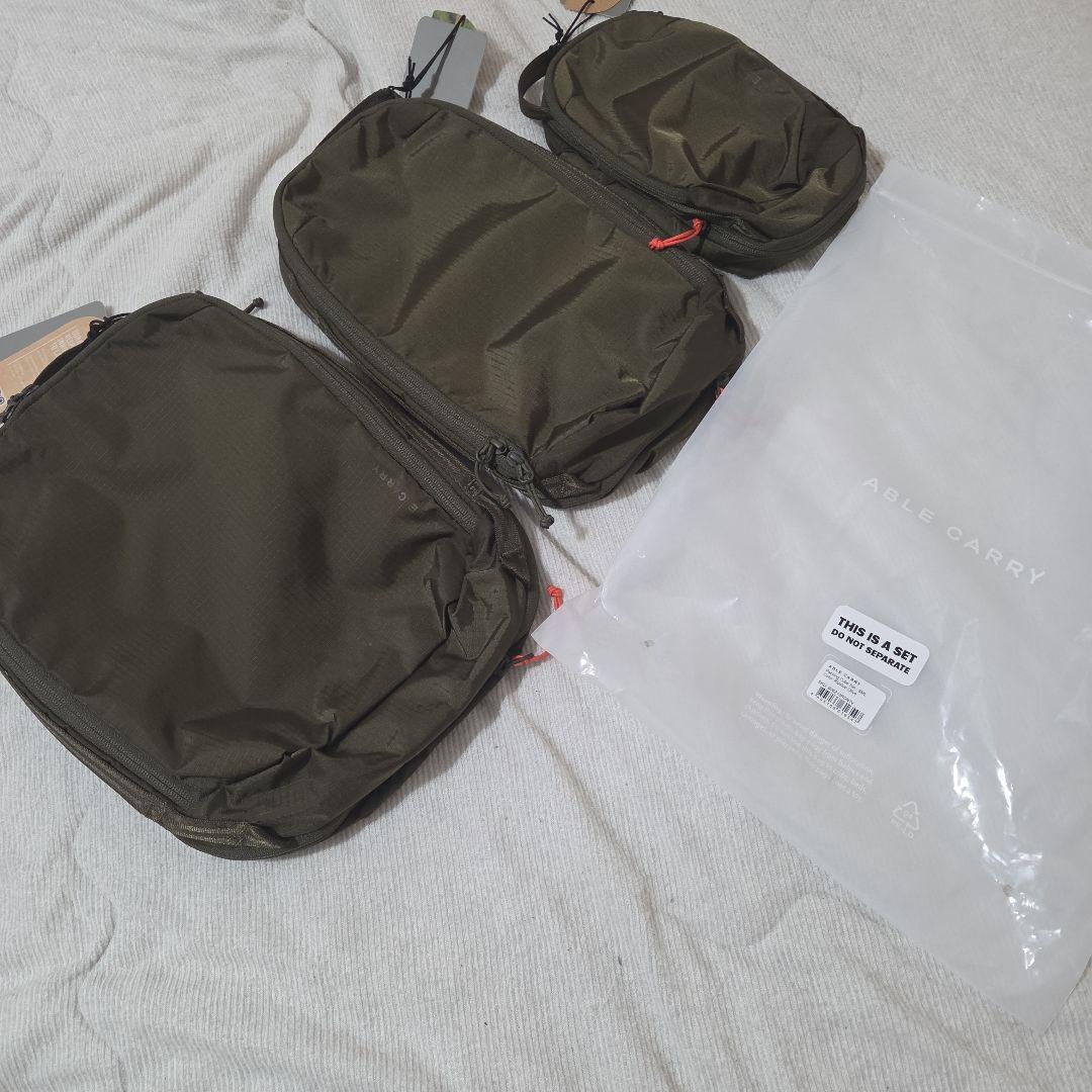 r*p様 ABLE CARRY Cube Set - Ripstop Olive Cube Set – Able Carry (JP)