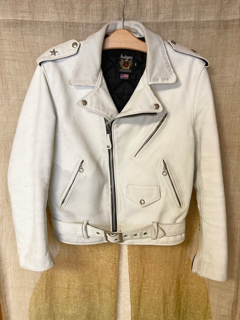 ▪️SCHOTT（ショット）90s レザーライダースジャケット【希少