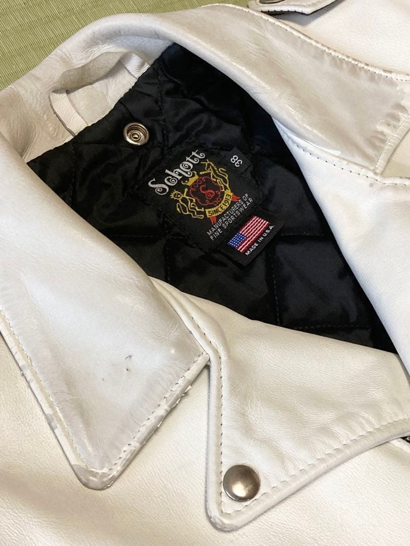 ▪️SCHOTT（ショット）90s レザーライダースジャケット【希少