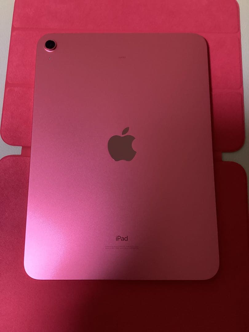 iPad(10世代) 10,9インチWi-Fiモデル64GB-ピンク　カバー付き iPad 新品 Apple 10.9 インチ 10.9インチ 第10世代 Wi-Fi 64GB MPQ33J