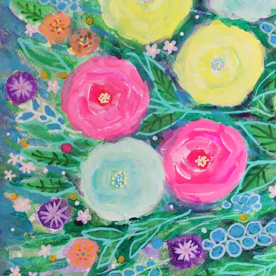 ☆抽象画、現代絵画、インテリア、モダン絵画、アクリル絵画