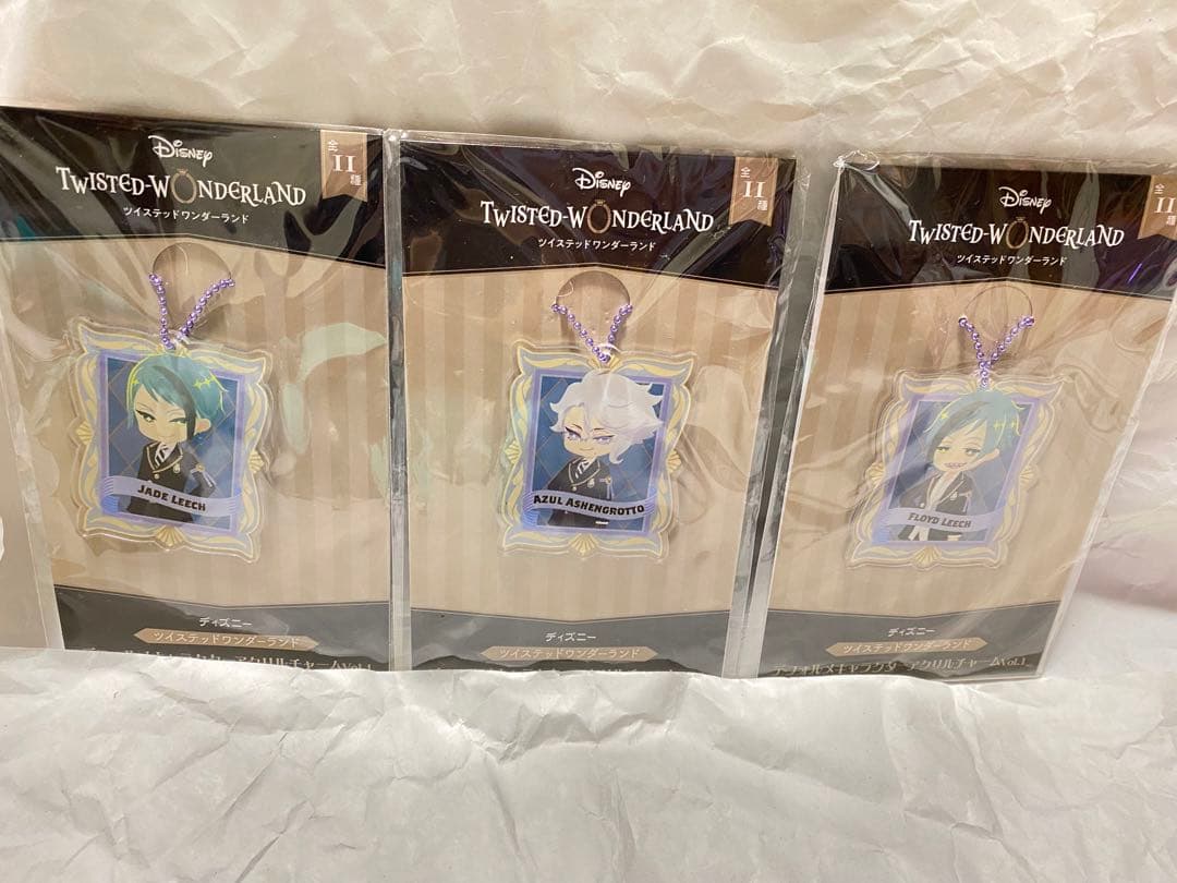 ツイステ　オクタヴィネル寮　EXぬいぐるみ　他　アズール　ジェイド　フロイド