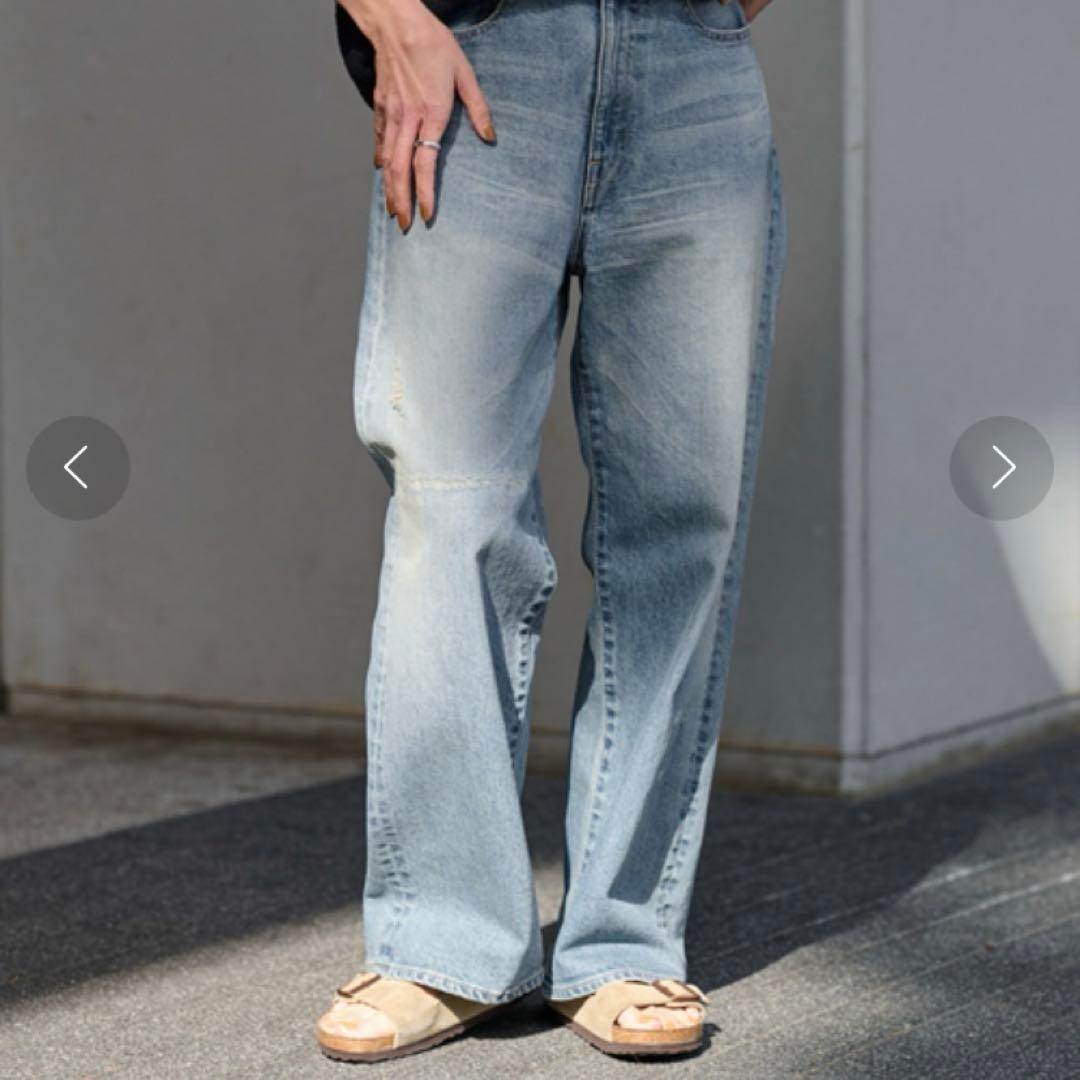 フレームワーク ≪ベストセラー≫デニムストレートパンツ 日本製