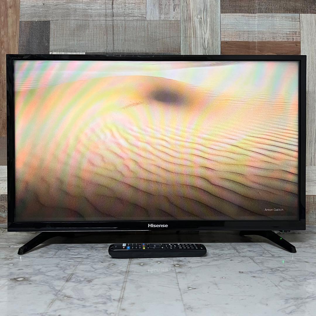 即日受渡❣️全国送料込ハイセンス32型テレビYouTube.U-NEXT視聴可能