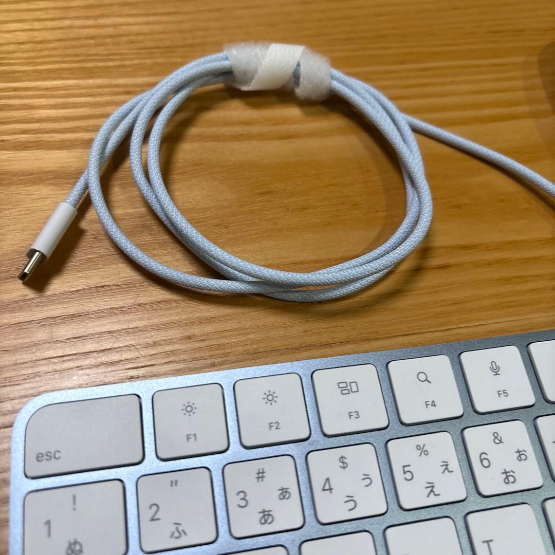 iMac付属 純正キーボードマウスブルー - メルカリ