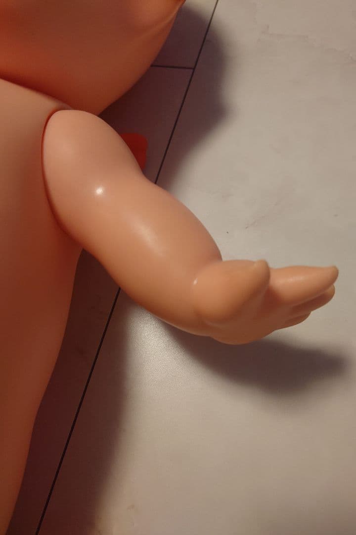 希少】40年以上前の懸賞品 キューピーマヨネーズ 人形 全長55センチ