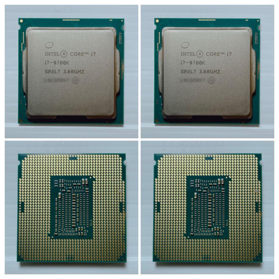 【動作確認済】 Intel Core i7-9700K ［CPU2点セット］) Core i9-9900K Core i7-9700K Core i5-9600K ベンチマークレビュー