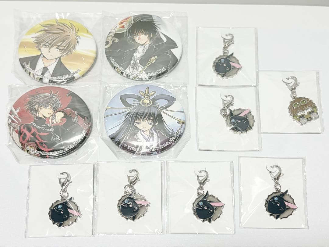 CLAMP ツバサ 小狼 昴流 神威 知世姫 缶バッジ チャーム くじ引き堂 CLAMP”オンラインくじ第5弾は「ツバサ-RESERVoir CHRoNiCLE-」 小狼