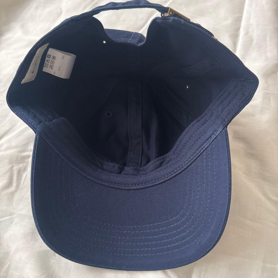 BLAMINK ブラミンク ロゴ刺繍 ネイビー キャップ - メルカリ