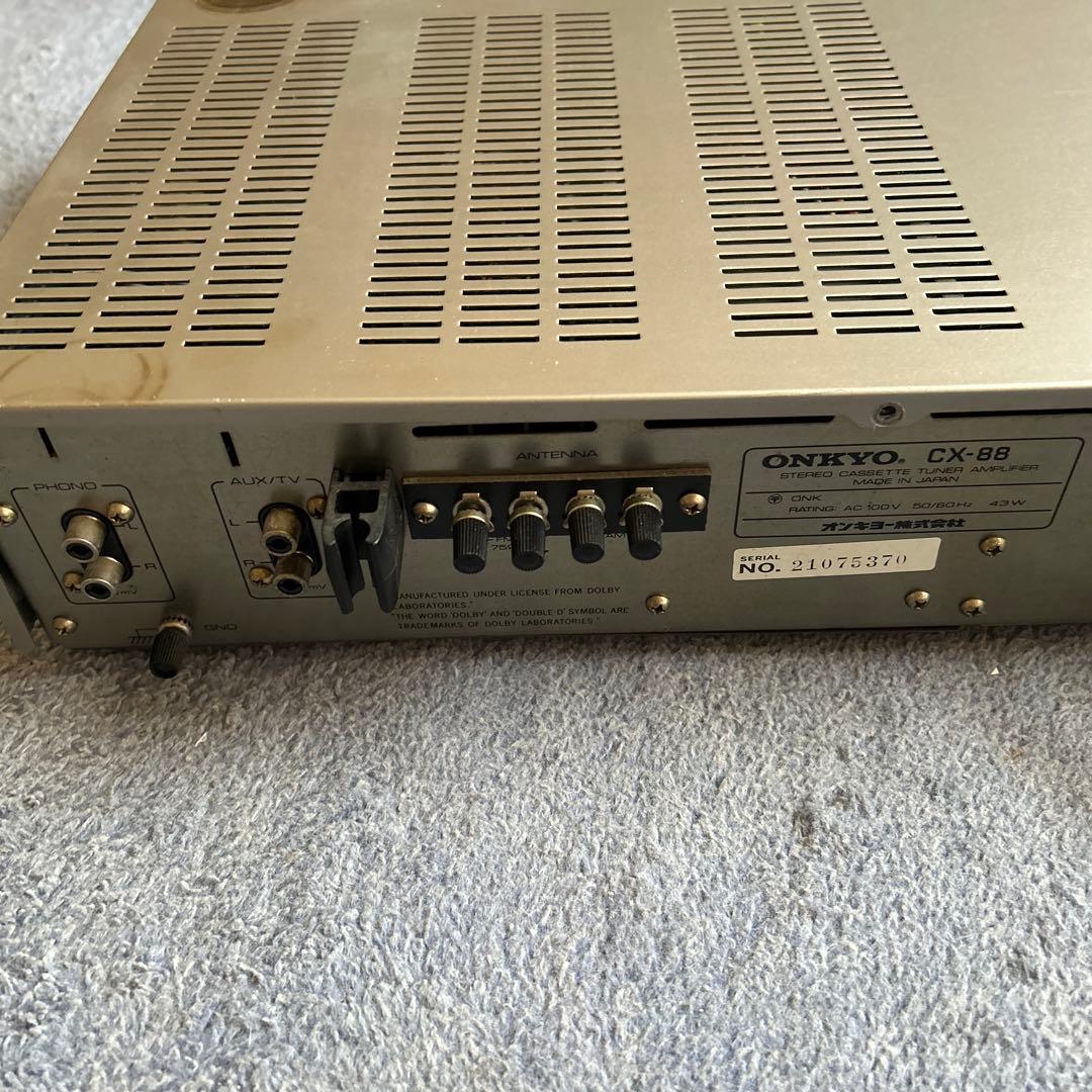 ONKYO カセットデッキCX88 ジャンク品 - メルカリ