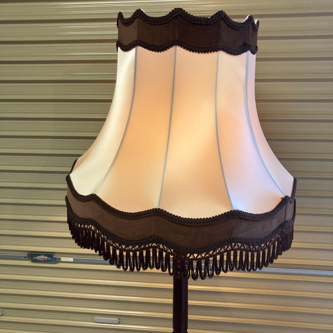 昭和レトロ ミッドセンチュリー タッセルシェード フロアランプ