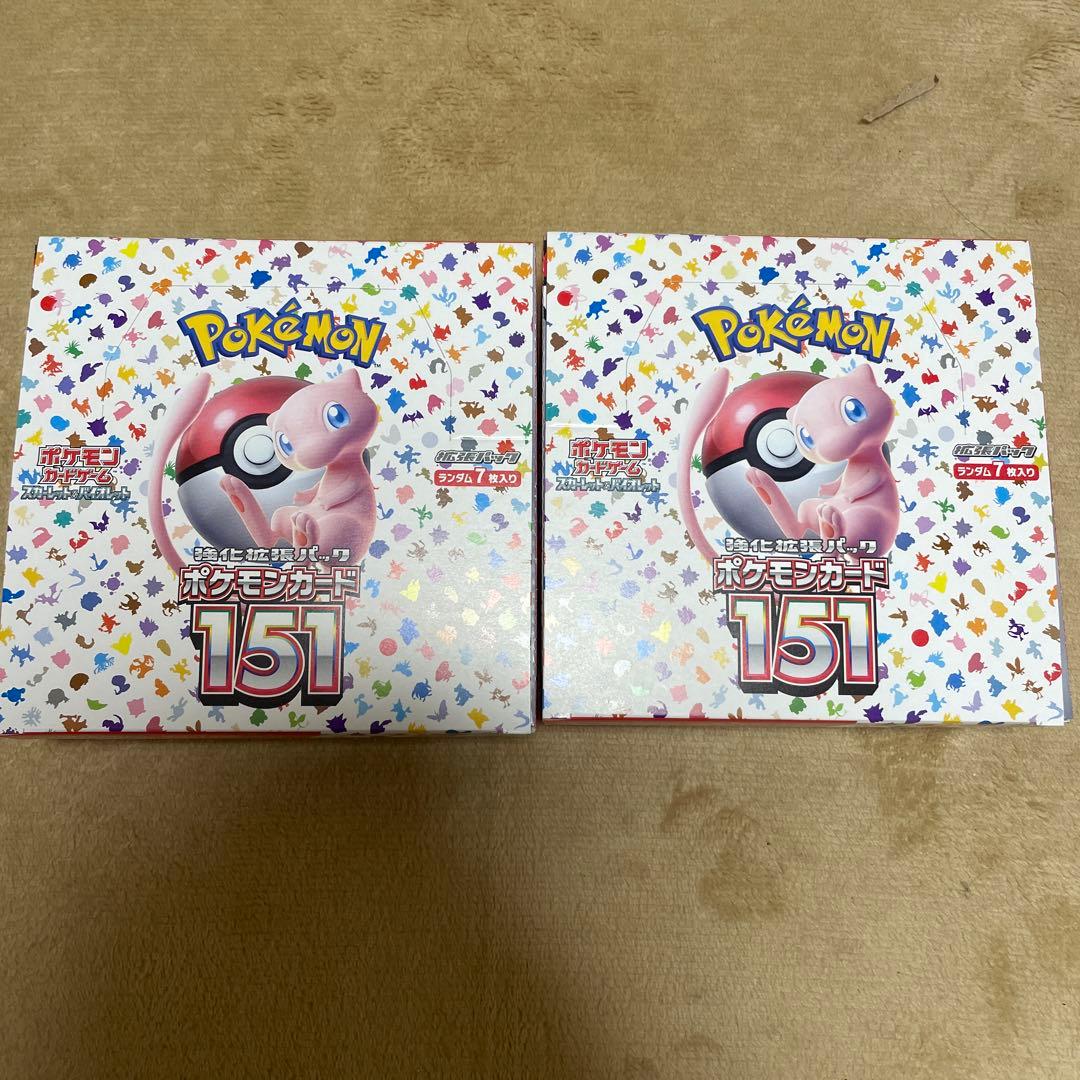 ポケモンカード151 シュリンクなし 2BOX